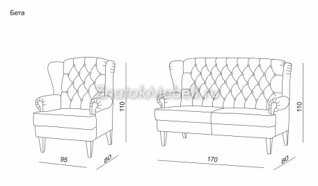 Диван "Бета" с фото и ценой - Фотография 9