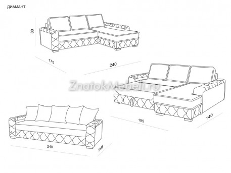 Диван "Диамант" с фото и ценой - Фотография 6