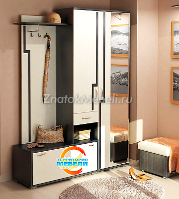 Прихожая "Калипсо Шкаф 2-31М" с фото и ценой - Фотография 1