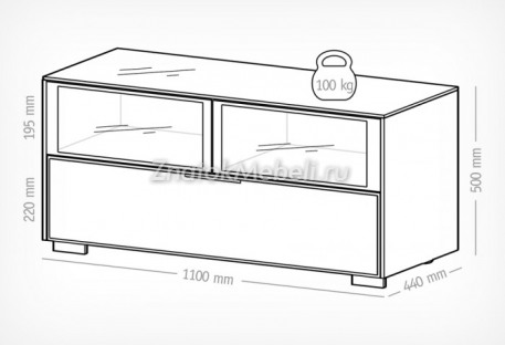 Тумба "Holder" PL-22110 с фото и ценой - Фотография 5
