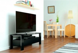 Тумба  под  ТВ из стекла и МДФ 