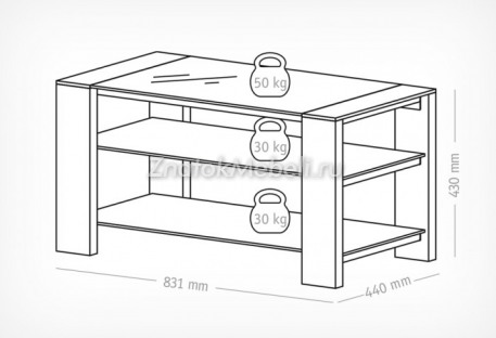 Тумба "Albero" 2783 с фото и ценой - Фотография 3