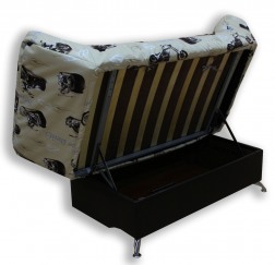 Диван-кушетка с анатомическими ламелями 