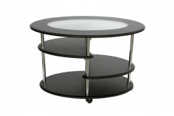Стол журнальный Эллипс со стеклом купить в каталоге - Иконка 1