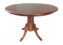 Круглый стол из массива гевеи купить в каталоге - Иконка 1