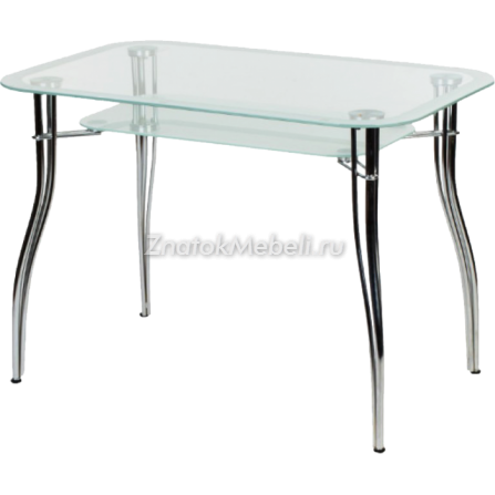 Стол кухонный стеклянный Византия 1100*700 с фото и ценой - Фотография 1