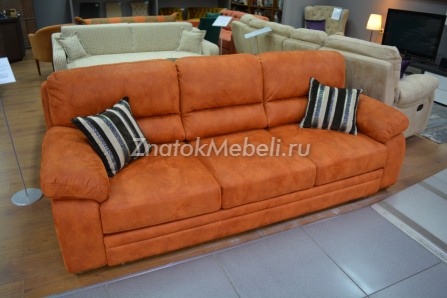 Диван с механизмом дельфин "Лорен" оранжевый с фото и ценой - Фотография 2