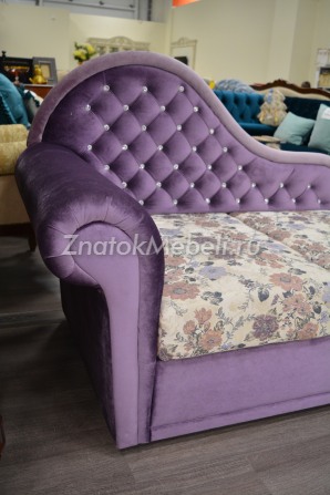 Диван-кушетка "Юнна" со стразами, ящиком и механизмом раскладывания с фото и ценой - Фотография 7