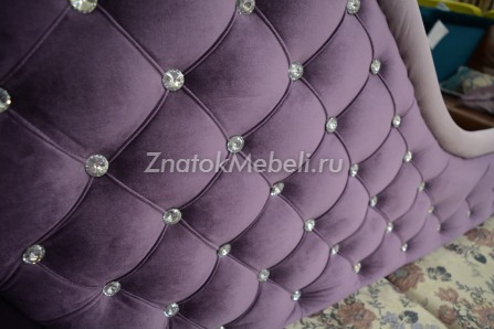 Диван-кушетка "Юнна" со стразами, ящиком и механизмом раскладывания с фото и ценой - Фотография 8