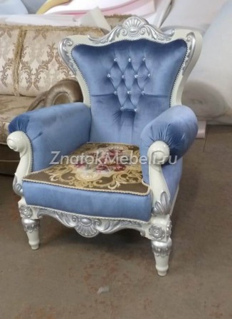 Каминное кресло "Юнна-Император" ручная резьба с фото и ценой - Фотография 2