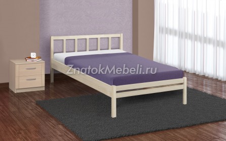 Кровать из натурального дерева одно- и двуспальная  "СЕЛО" с фото и ценой - Фотография 1