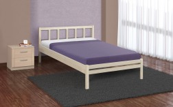 Кровать из натурального дерева одно- и двуспальная  