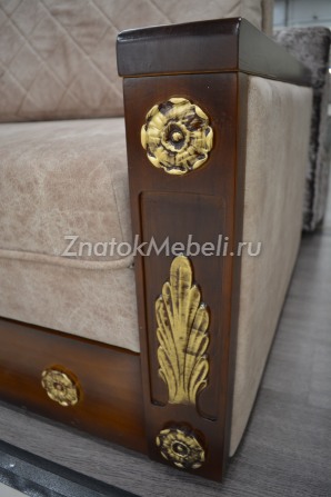 Диван-кровать "Юнна-Рамзес-2" с деревянными подлокотниками с фото и ценой - Фотография 4