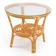 Стеклянный журнальный столик 