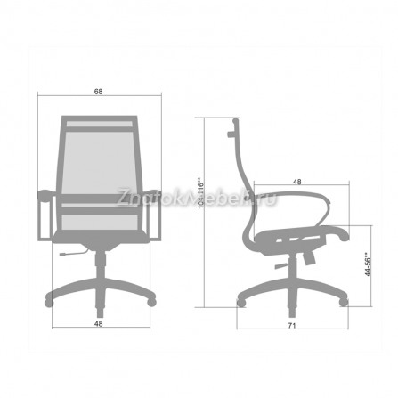  Кресло Метта SK-2-BK Комплект 10 с фото и ценой - Фотография 3