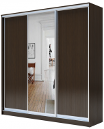 Шкаф-купе трехдверный с зеркалом ГШ-3 купить в каталоге - Иконка 3