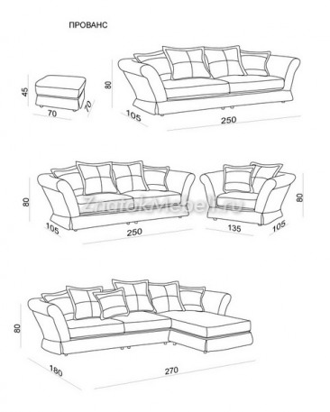 Диван "Прованс" с фото и ценой - Фотография 6