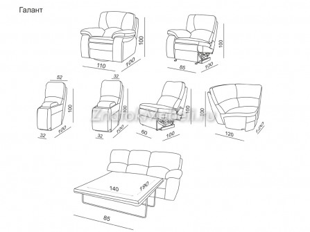 Диван "Галант" с фото и ценой - Фотография 13