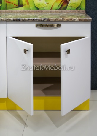 Кухня "Техно-платина / Желтая река" с фото и ценой - Фотография 10