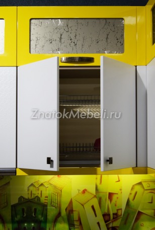 Кухня "Техно-платина / Желтая река" с фото и ценой - Фотография 12