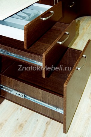 Кухонный гарнитур "Венге-золото / Шампань" с фото и ценой - Фотография 10