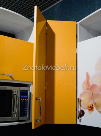 Кухонный гарнитур "Папайя (орхидеи)" с фото и ценой - Фотография 9