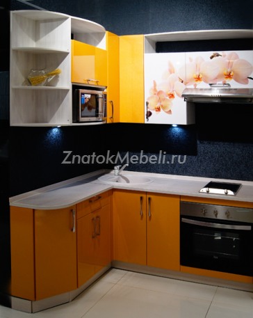 Кухонный гарнитур "Папайя (орхидеи)" с фото и ценой - Фотография 10