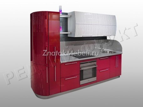 Кухня "Гламур / Серебряная волна" с фото и ценой - Фотография 1